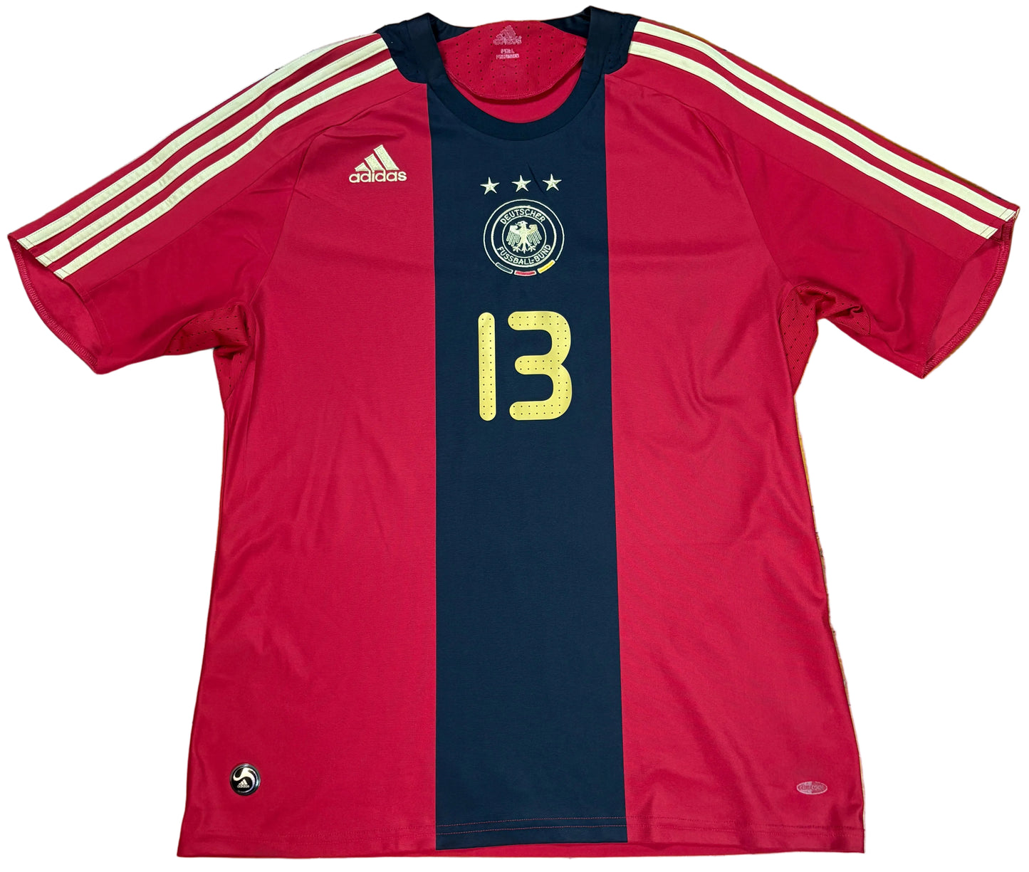 Germany 2008/09 Away Adidas Football Shirt Large Ballack 13