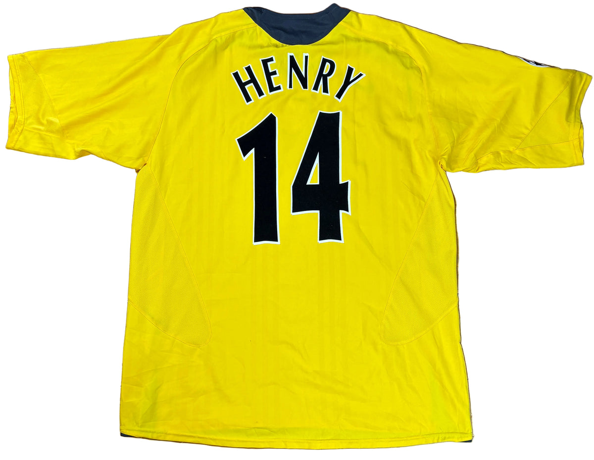Arsenal 2005/06 Away Nike Football Shirt Extra Large Henry 14
