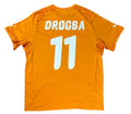 Ivory Coast 2010 Home Puma Football Shirt Large Drogba 11