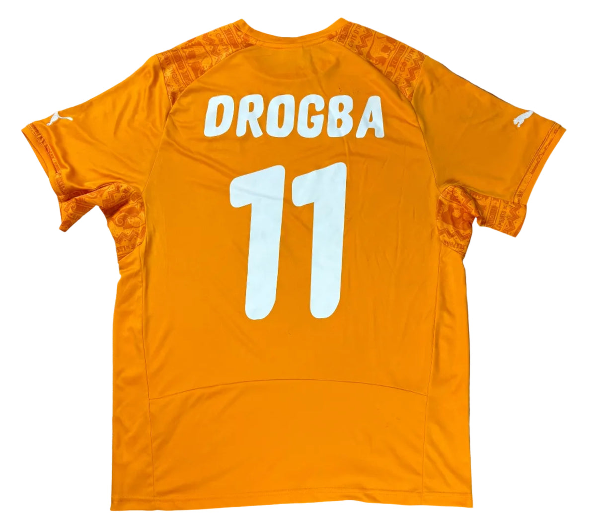 Ivory Coast 2010 Home Puma Football Shirt Large Drogba 11