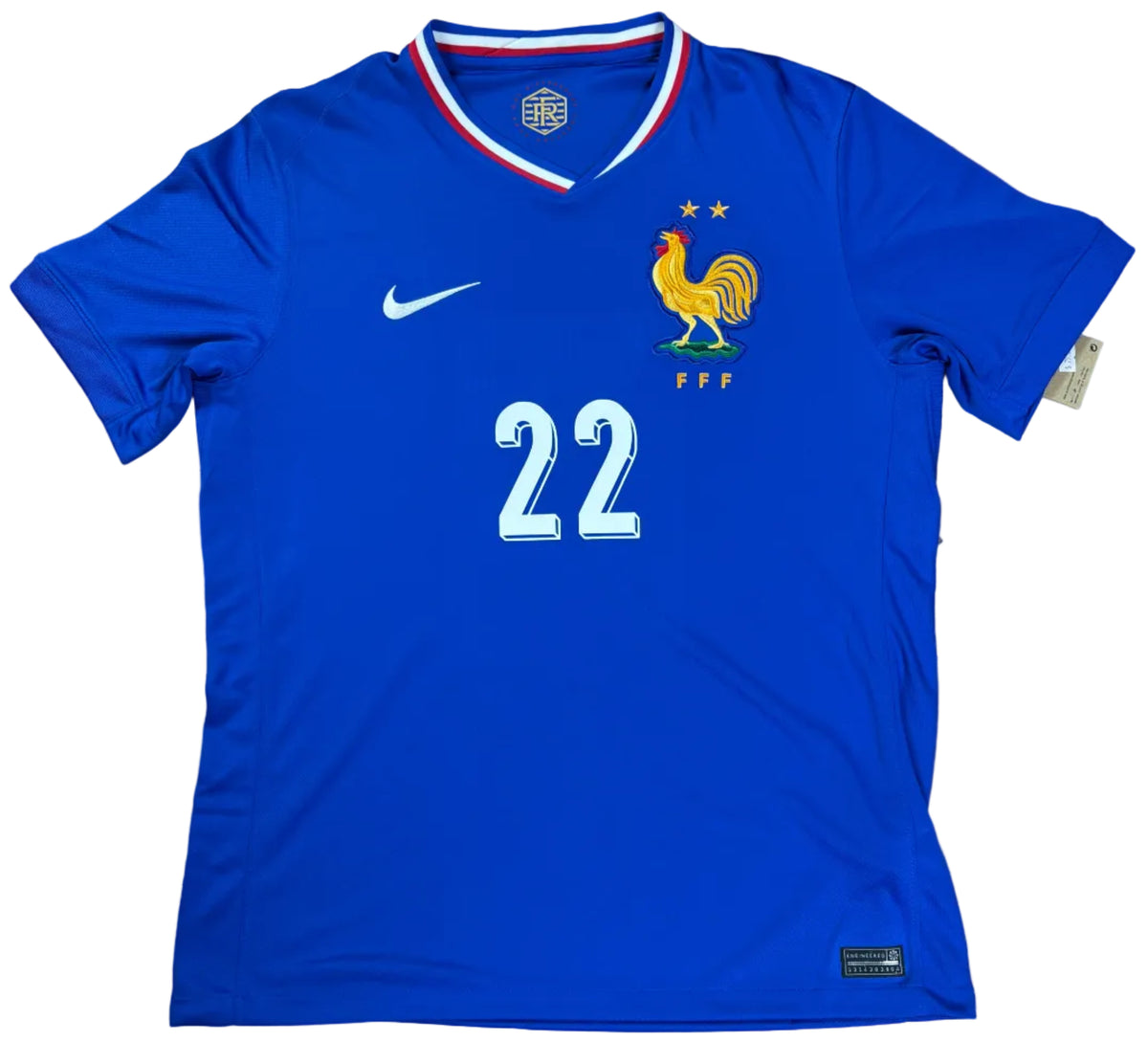 France 2024 Home Nike Football Shirt Large Hernandez 22