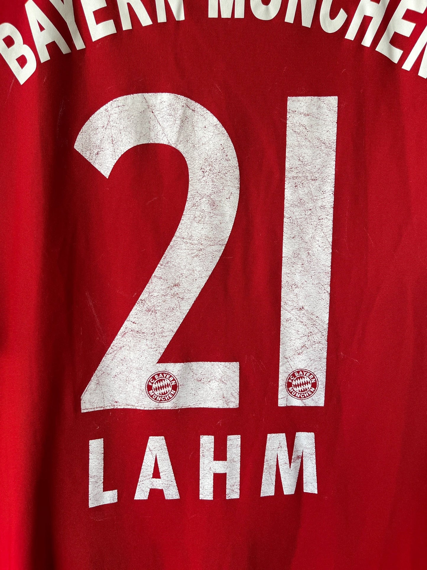 Bayern Munich 2007/08 Home Extra Large Lahm 21