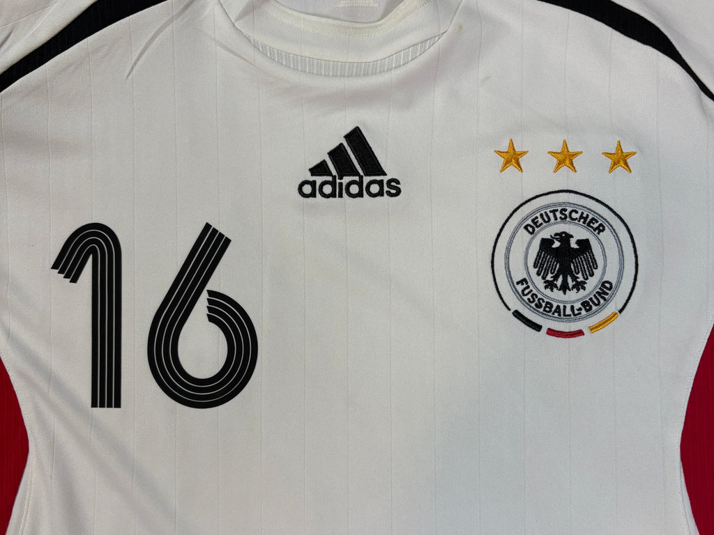 Germany 2006 Home Adidas Football Shirt Large Lahm 16