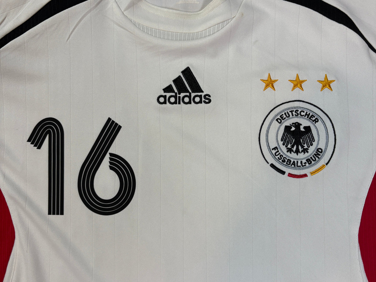 Germany 2006 Home Adidas Football Shirt Large Lahm 16