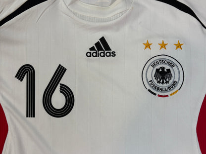 Germany 2006 Home Adidas Football Shirt Large Lahm 16