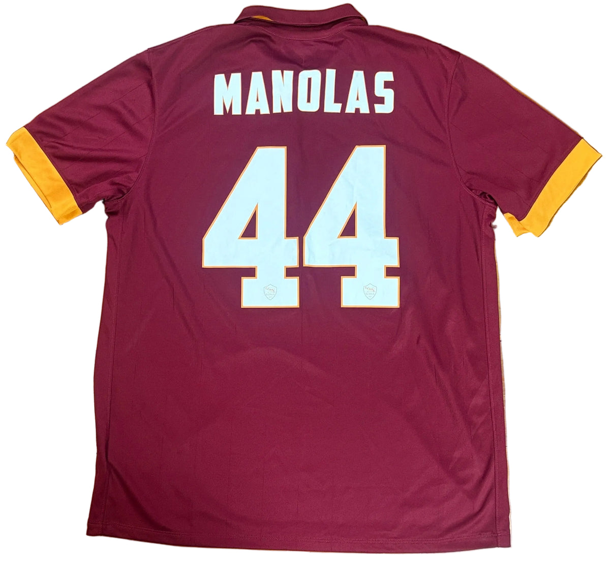 As Roma 2014/15 Home Nike Football Shirt Extra Large Manolas 44