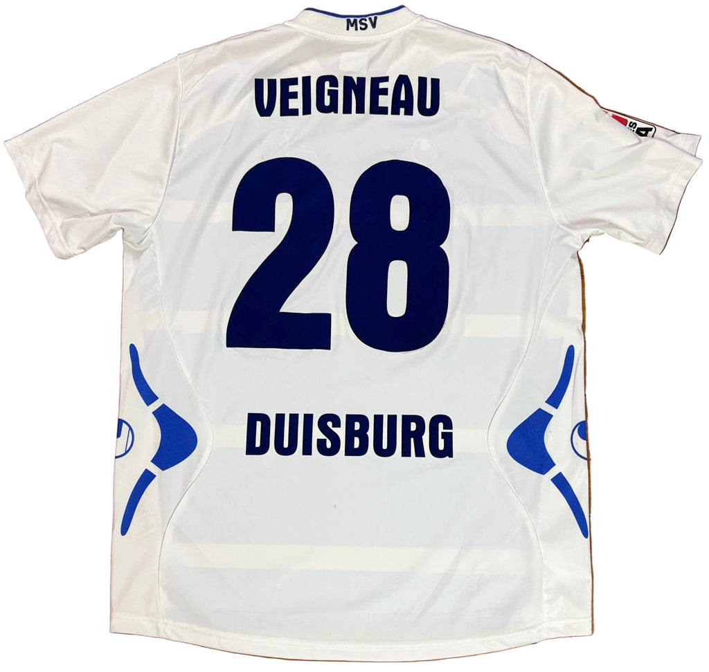 MSV Duisburg 2008/09 Home Football Shirt XXL Veigneau 28