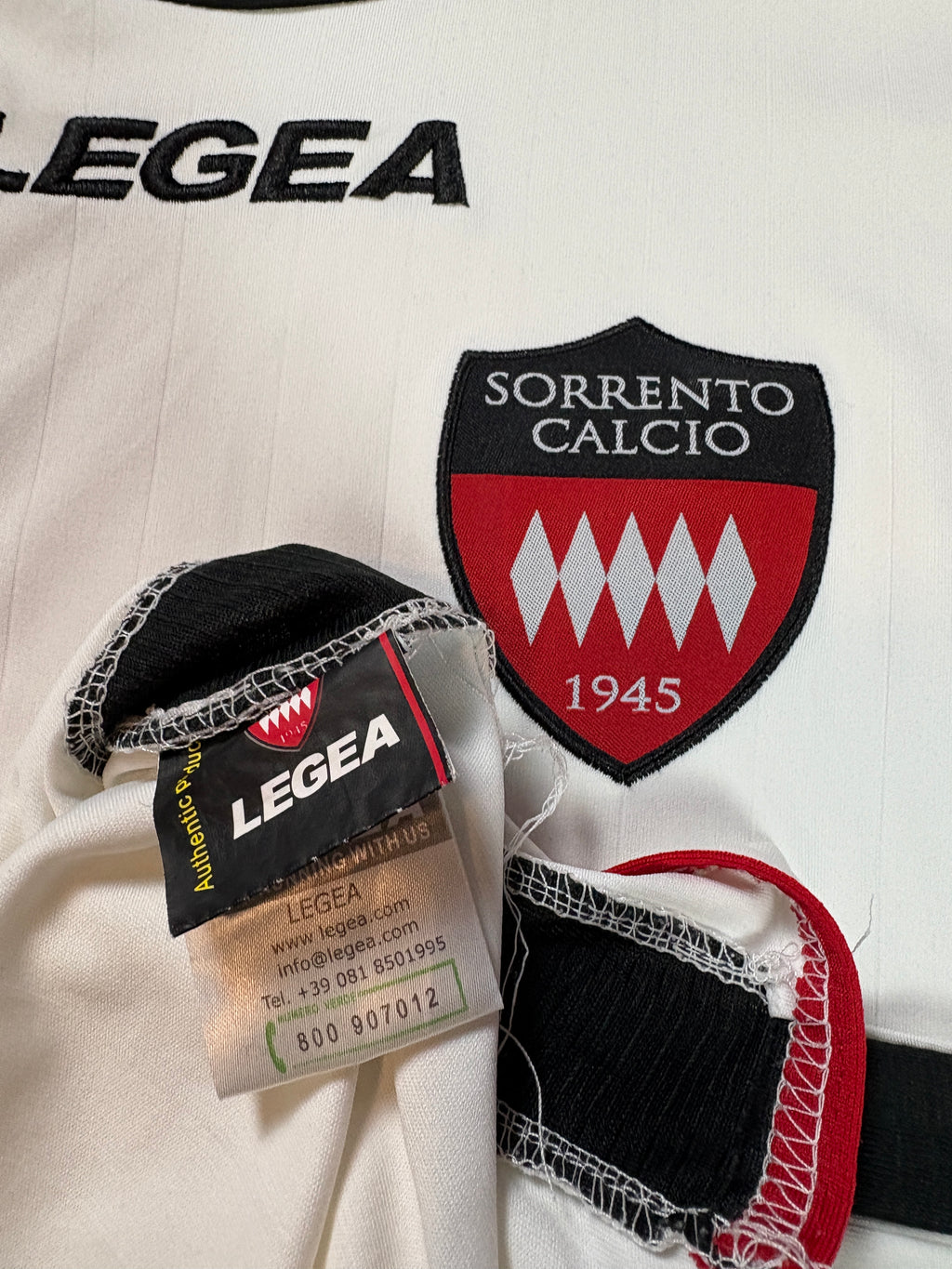 Sorrento Calcio 2008/09 Away Legea Football Shirt Extra Large