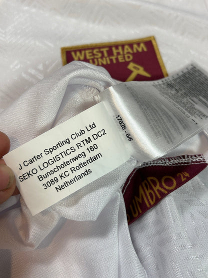 West Ham 2024/25 Away Umbro Football Shirt Large Bowen 20