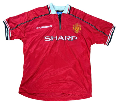 Manchester United 1998/99 Home Umbro Football Shirt XXL