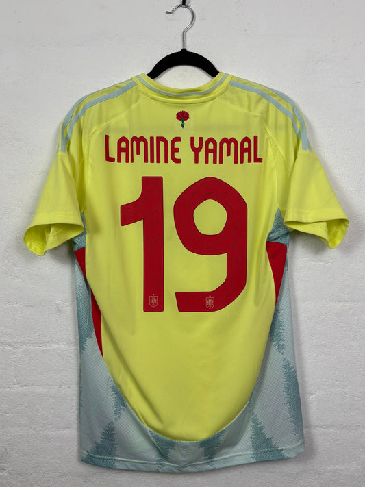 Spain 2024 Away Adidas Football Shirt S Yamal 19
