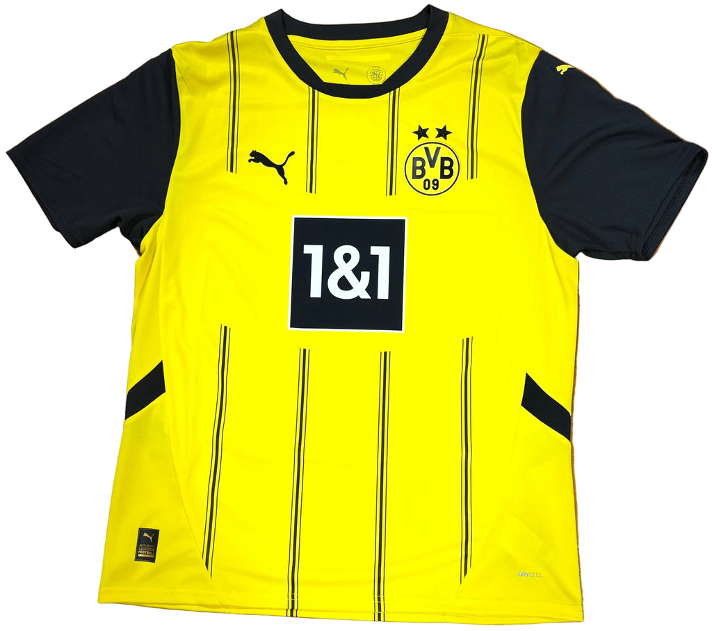 Dortmund 2024/25 Home Puma Football Shirt Large Guirassy 9