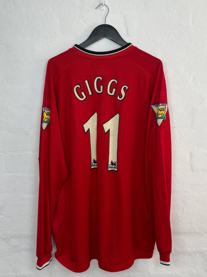 Manchester United 2000/02 Home XXL (Long Sleeve) Giggs 11