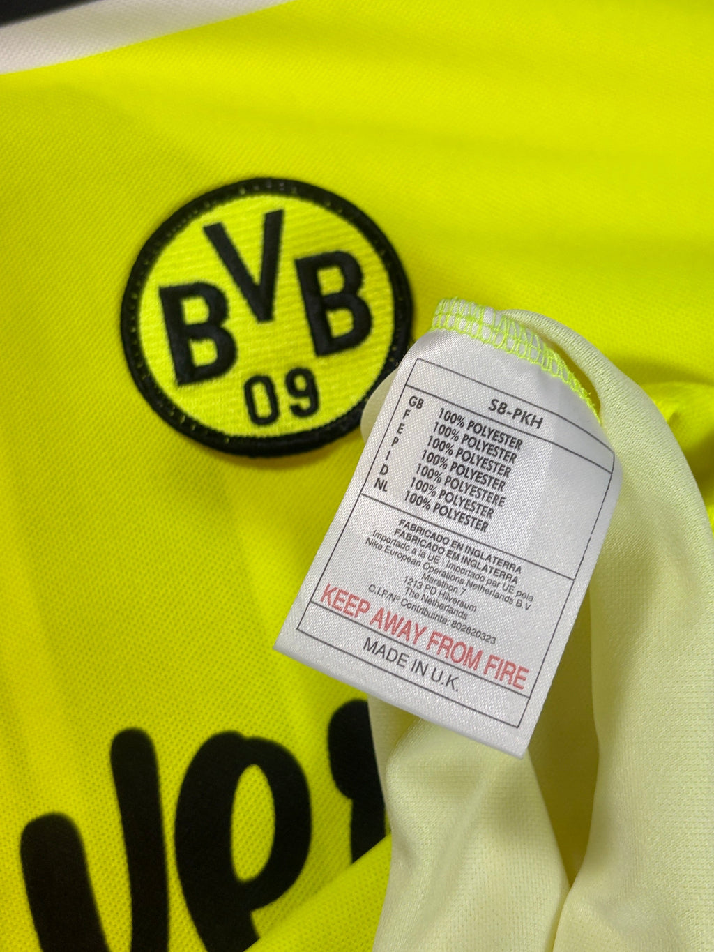 Dortmund 1997/98 Home Nike Football Shirt XXL Ricken 18