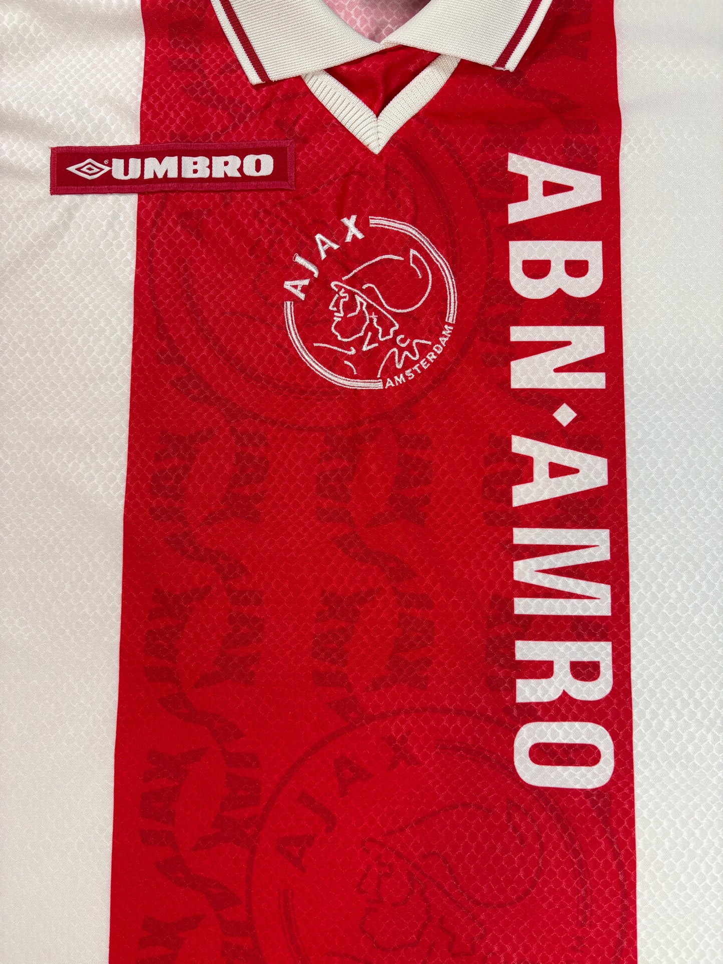 Ajax 1997/98 Home Umbro Football Shirt Extra Large Litmenan 10