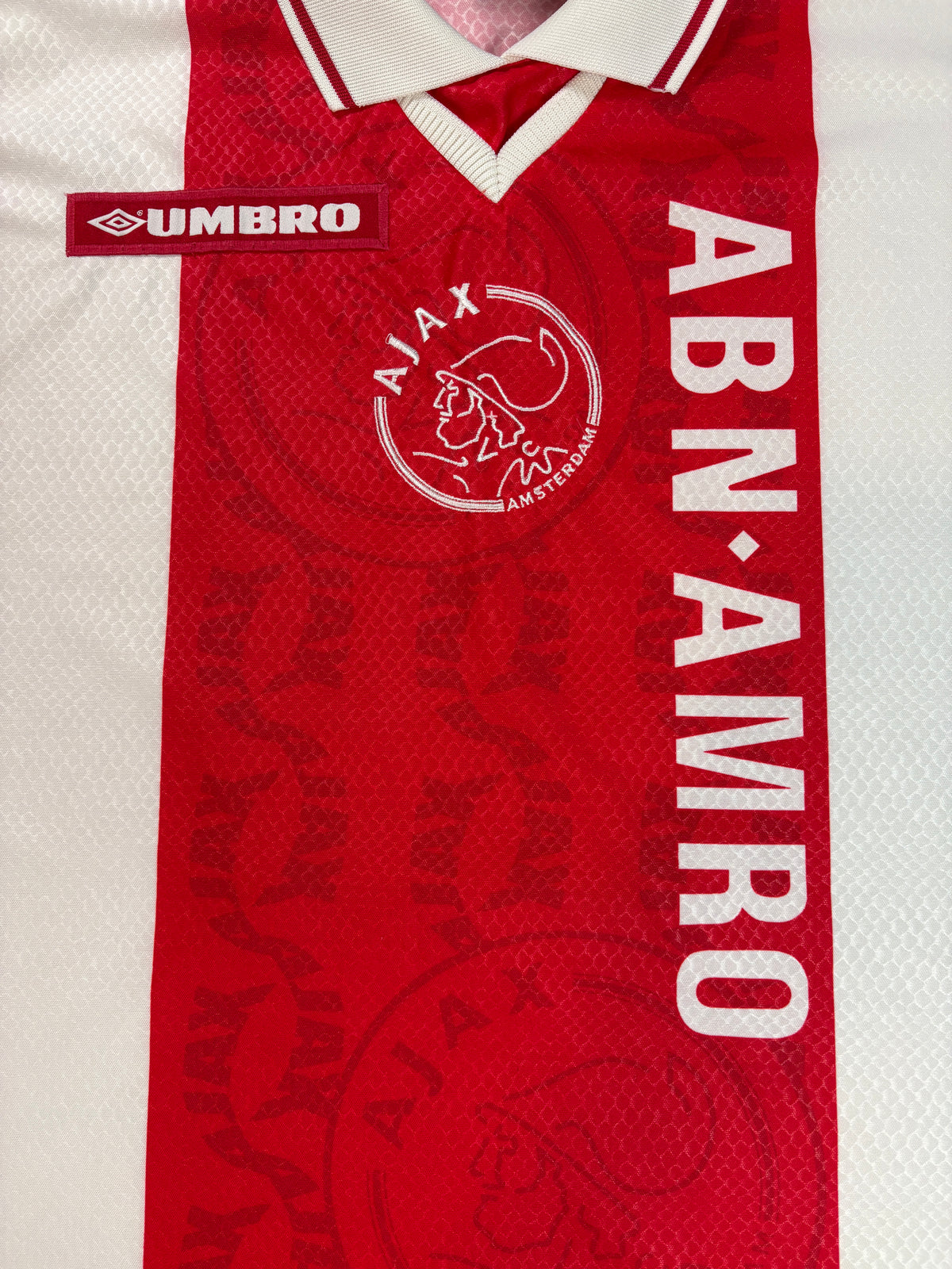 Ajax 1997/98 Home Umbro Football Shirt Extra Large Litmenan 10