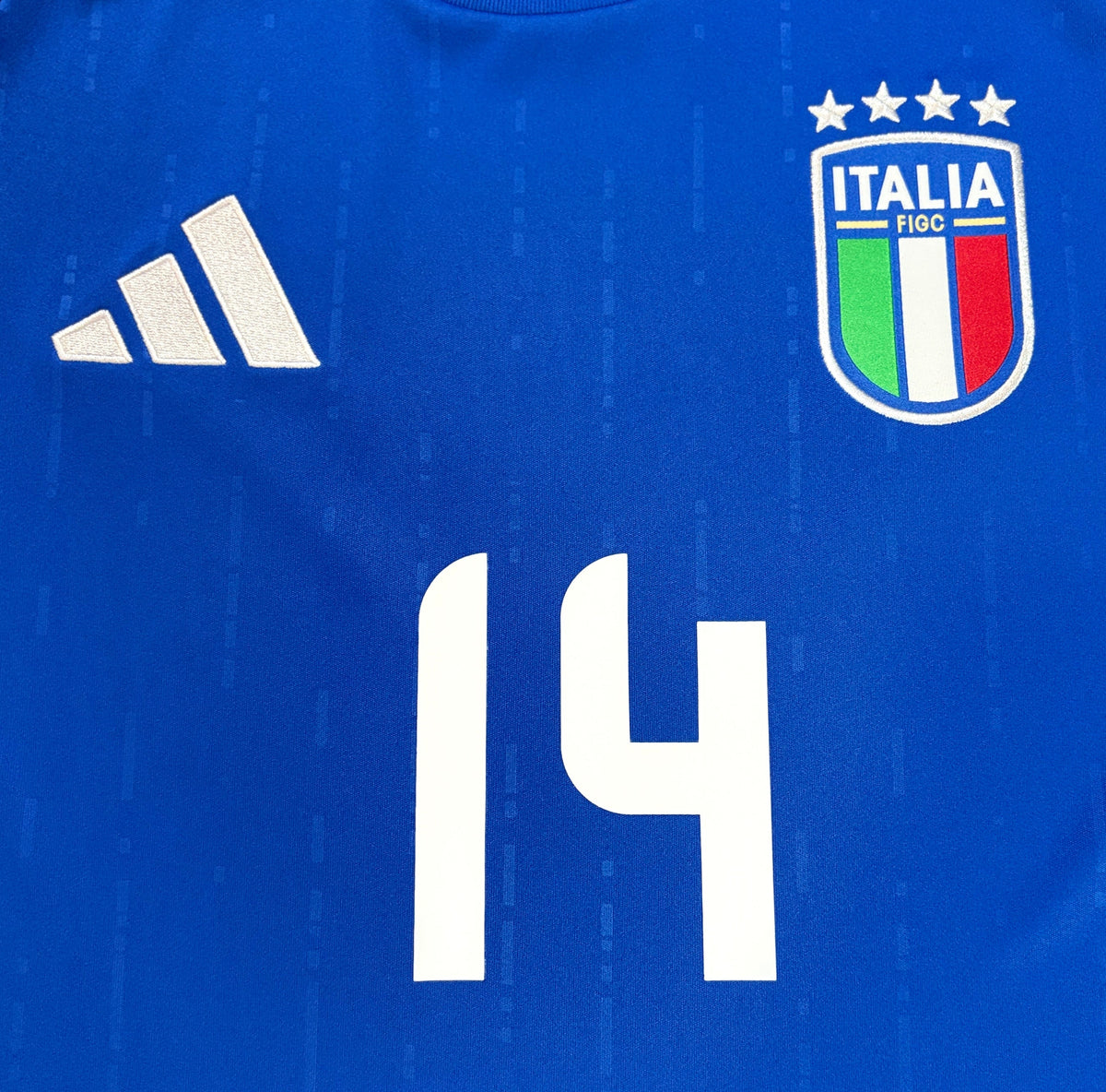 Italy 2024 Home Adidas Football Shirt Small Chiesa 14