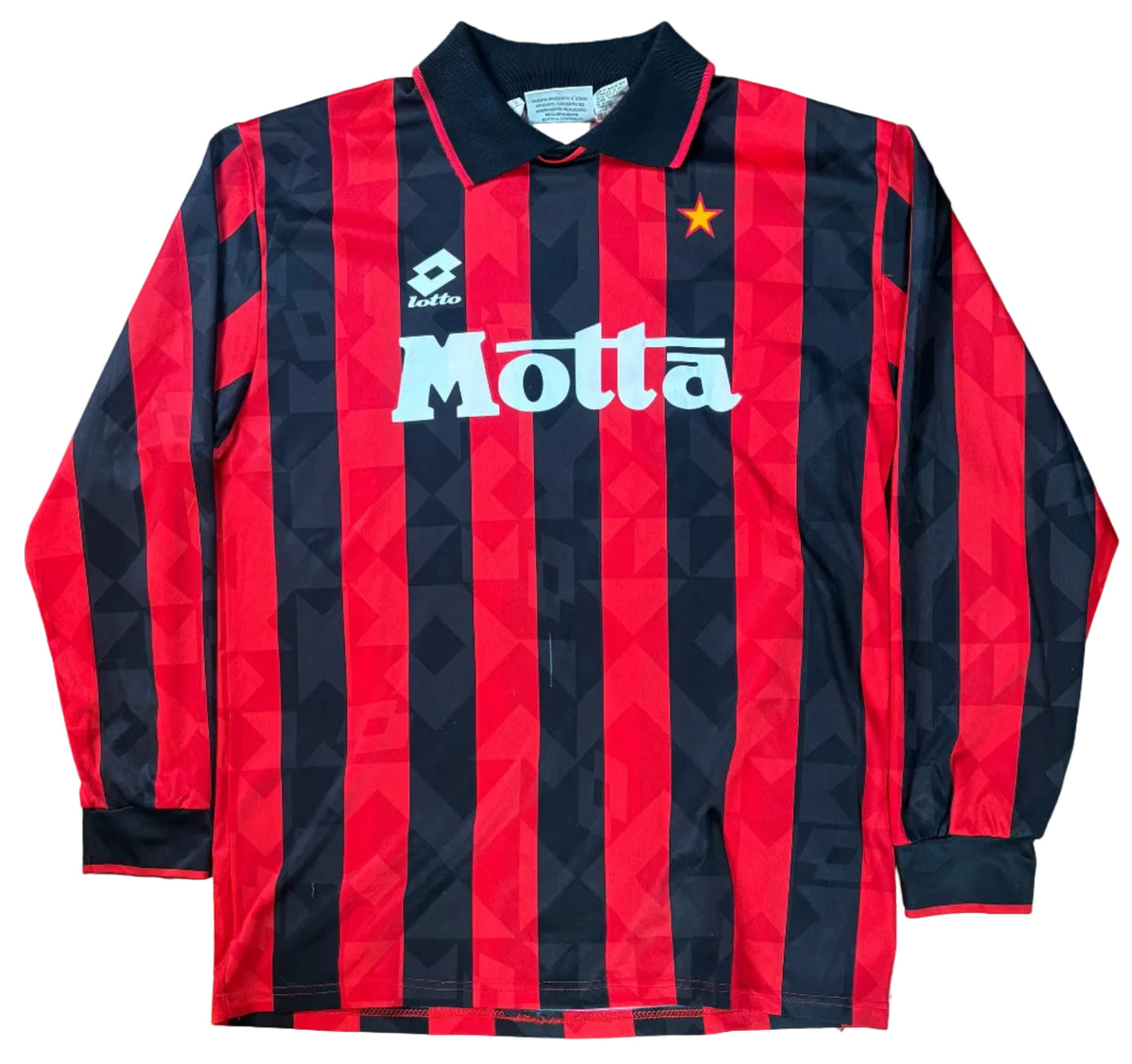 Ac Milan 1993/94 Home Lotto Football Shirt Large