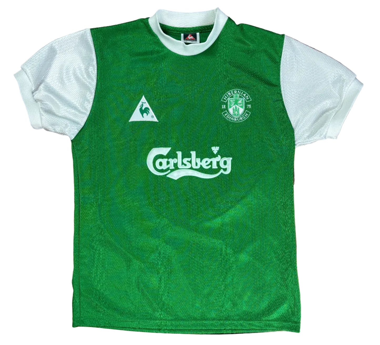 Hibernian 2001/02 Home Le Coq Sport Football Shirt Small Seabrook 8