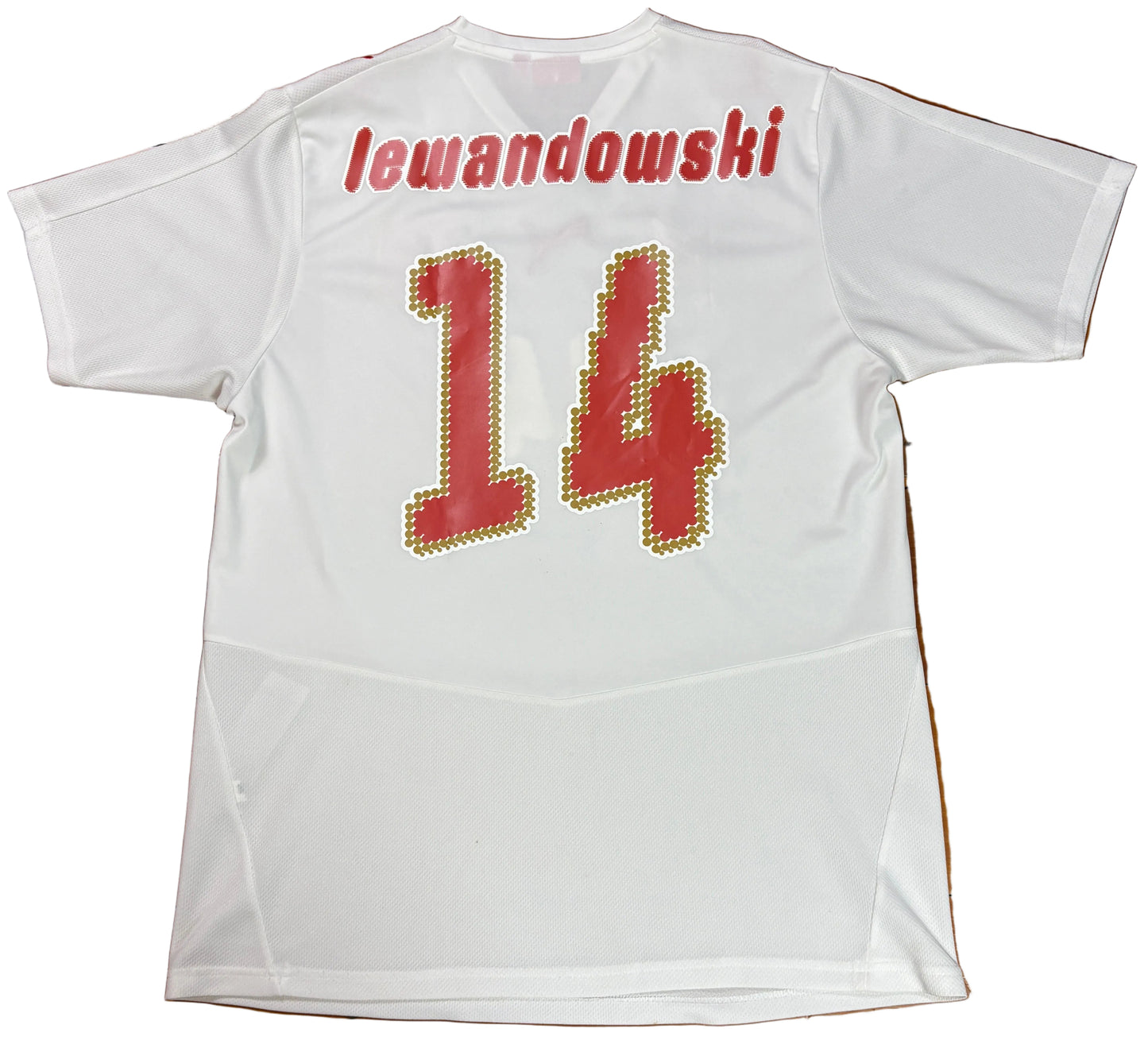 Poland 2008 Home Puma Football Shirt Large Lewandowski 14