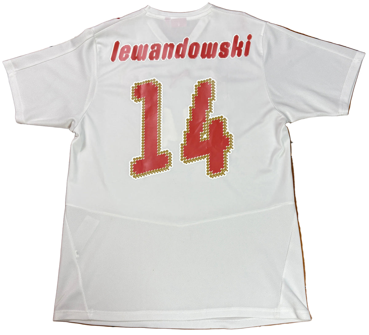 Poland 2008 Home Puma Football Shirt Large Lewandowski 14