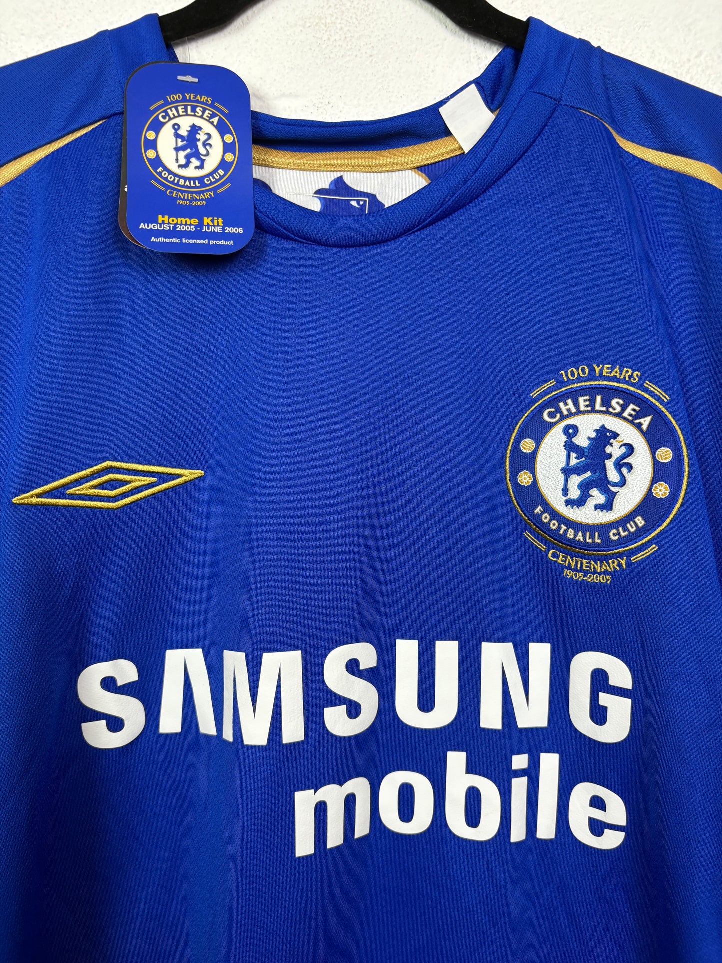 Chelsea 2005/06 Home Umbro Football Shirt XL Drogba 15