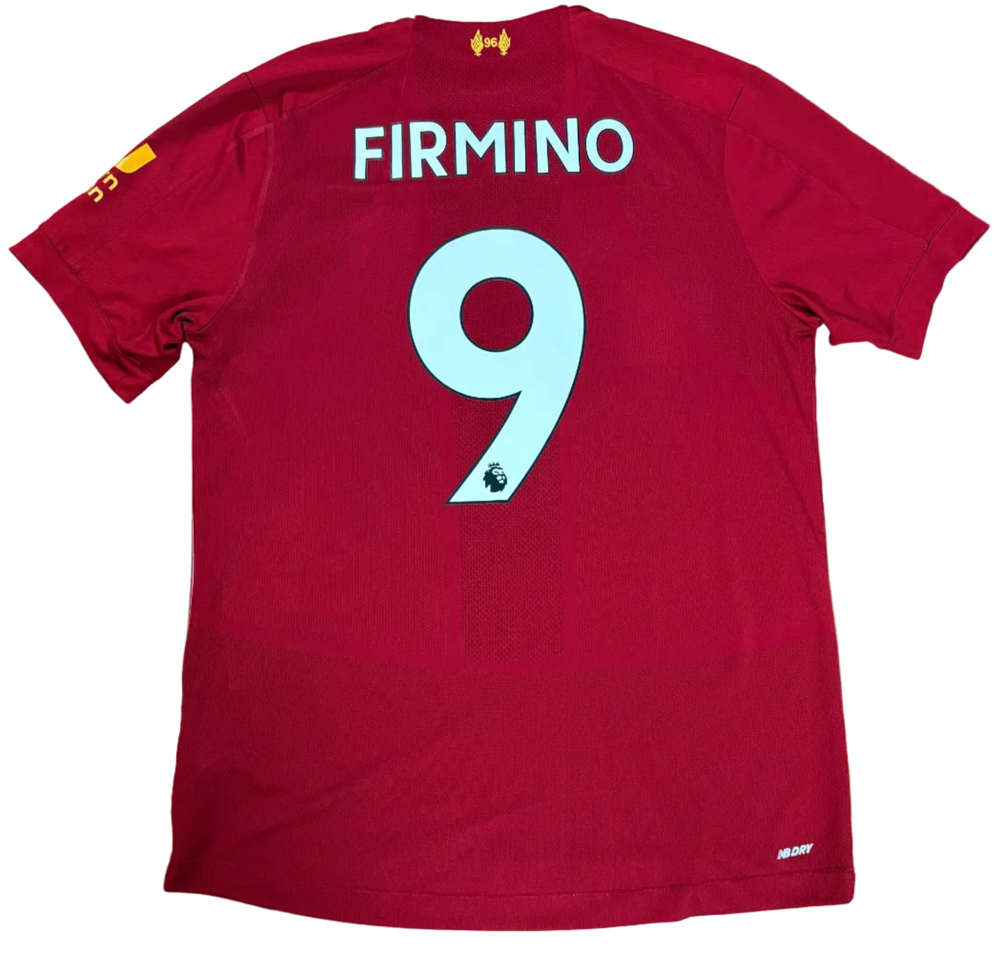 Liverpool 2019/20 Home New Balance Football Shirt Medium Firmino 9