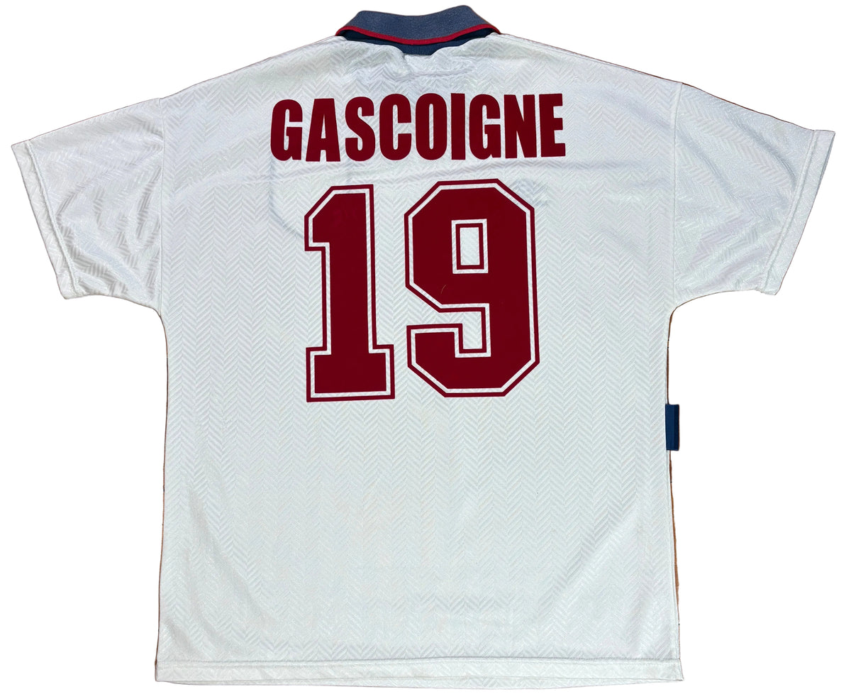 England 1994 Home Umbro Football Shirt Large Gascoine 19