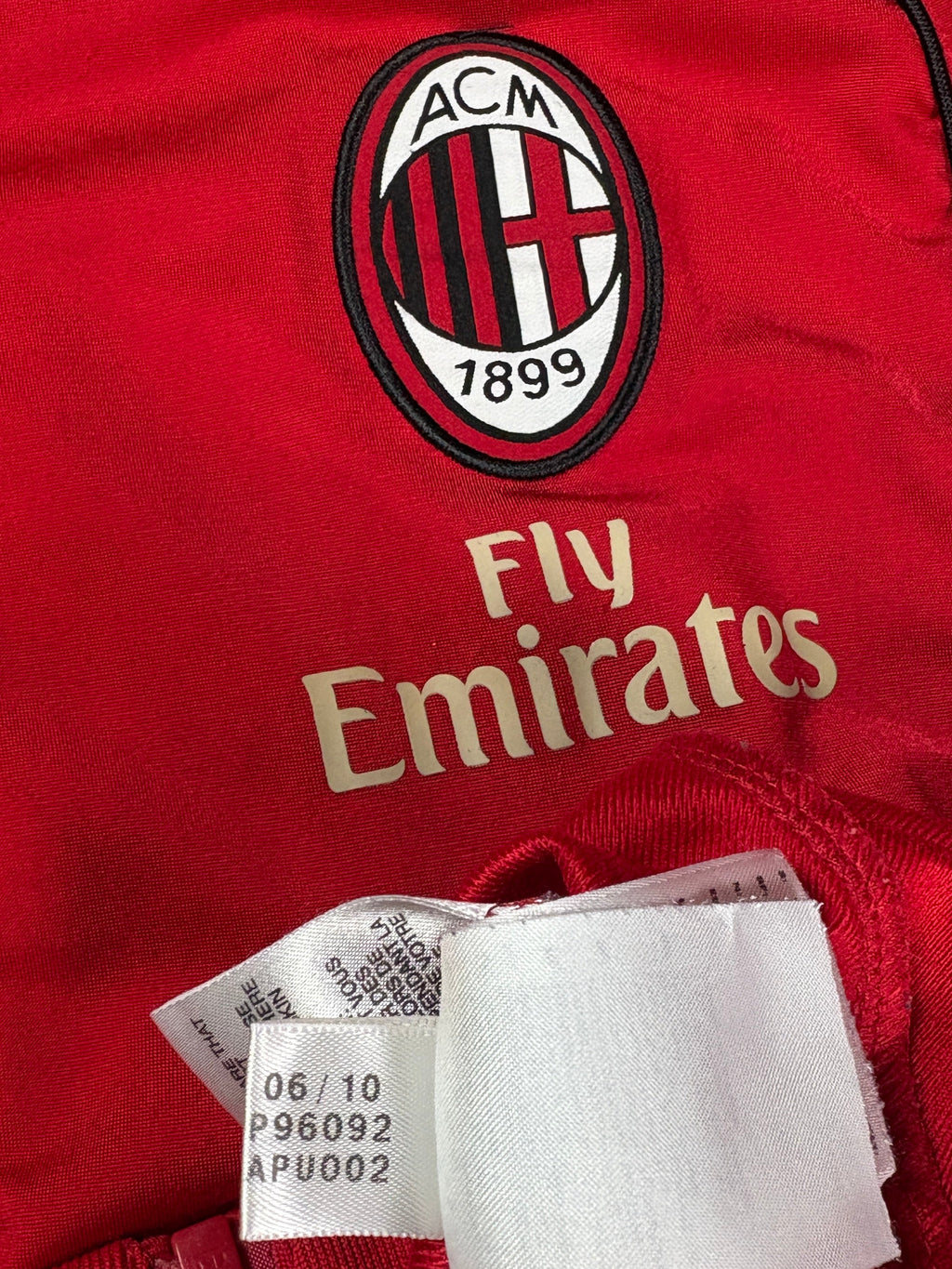 Ac Milan 2010/11 Tracksuit Adidas Football Tracksuit Medium