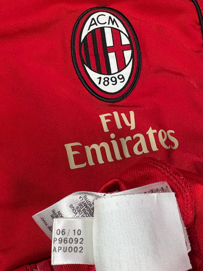 Ac Milan 2010/11 Tracksuit Adidas Football Tracksuit Medium