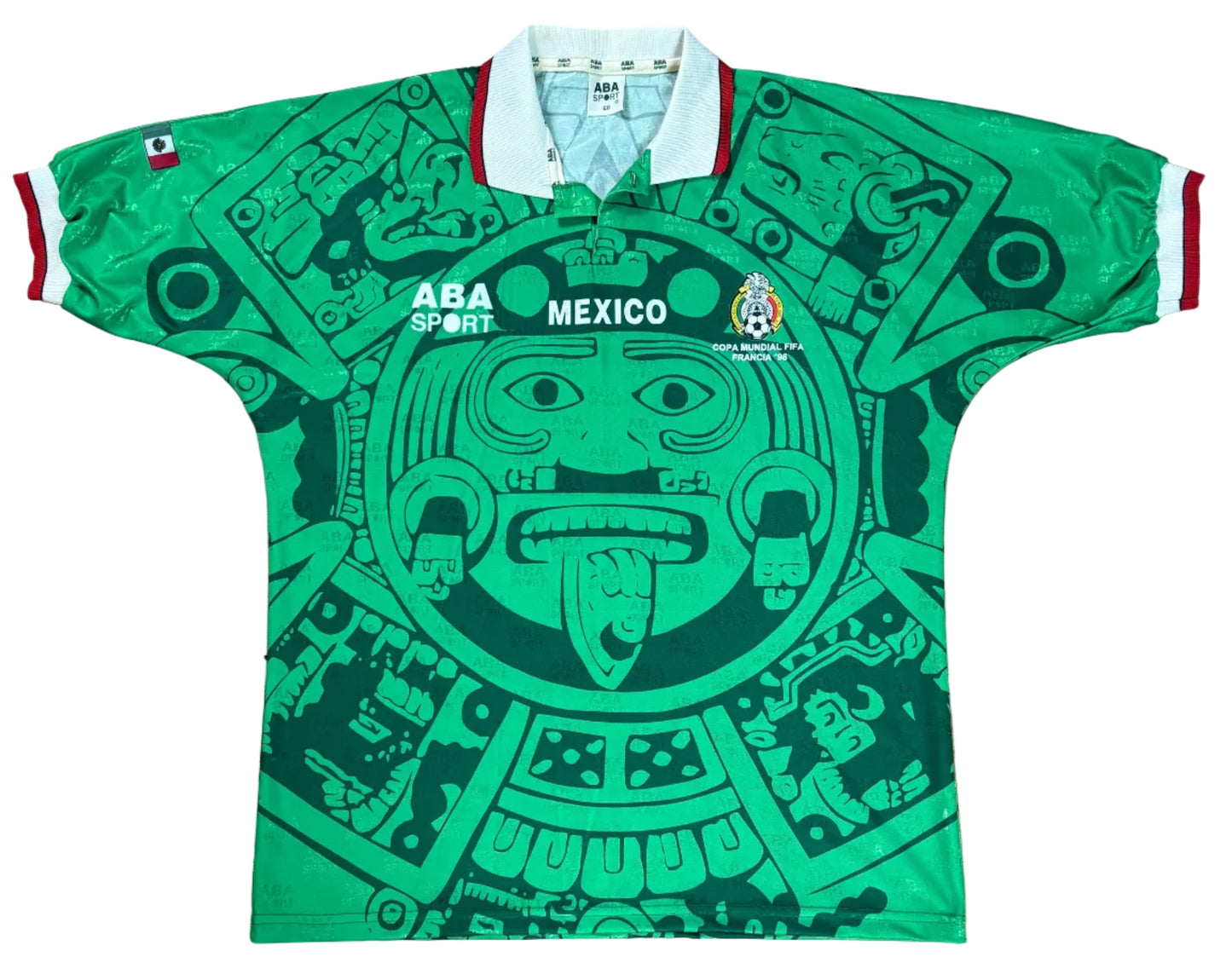 Mexico 1998 Home ABA Sport Football Shirt Extra Large