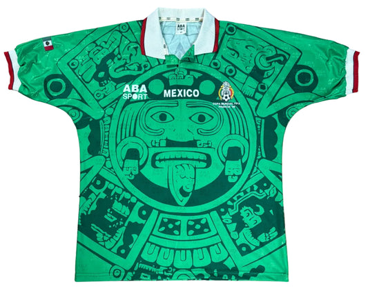 Mexico 1998 Home ABA Sport Football Shirt Extra Large