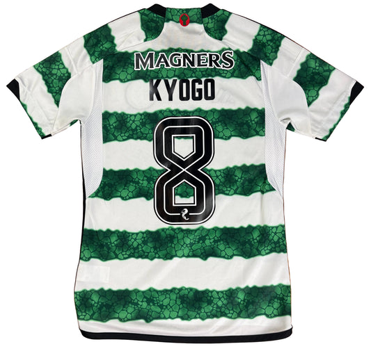 Celtic 2023/24 Home Adidas Football Shirt Small Kyoto 8