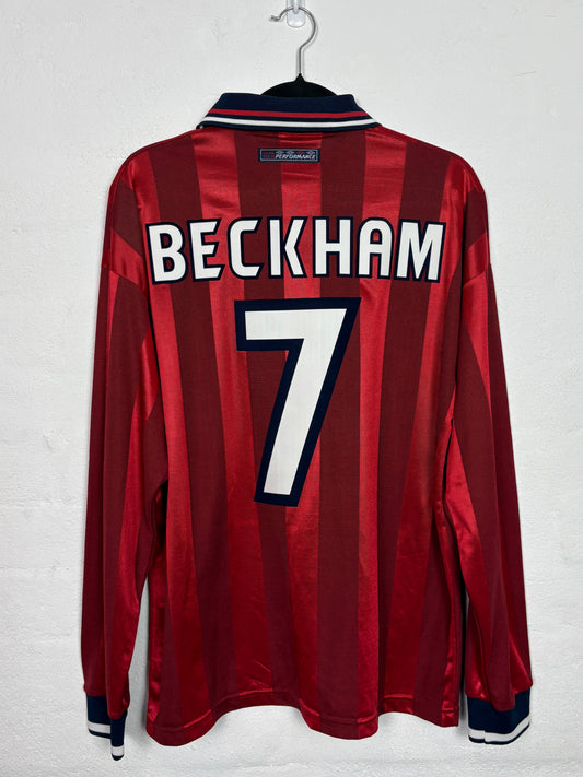 England 1998 Away M Beckham 7