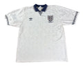 England 1990 Home Umbro Football Shirt Large