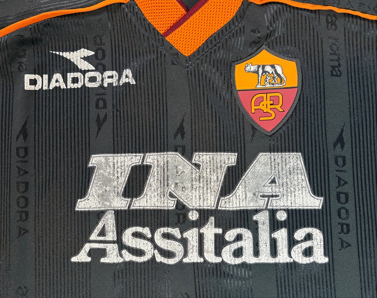 As Roma 1999/00 Third Diadora Football Shirt Extra Large