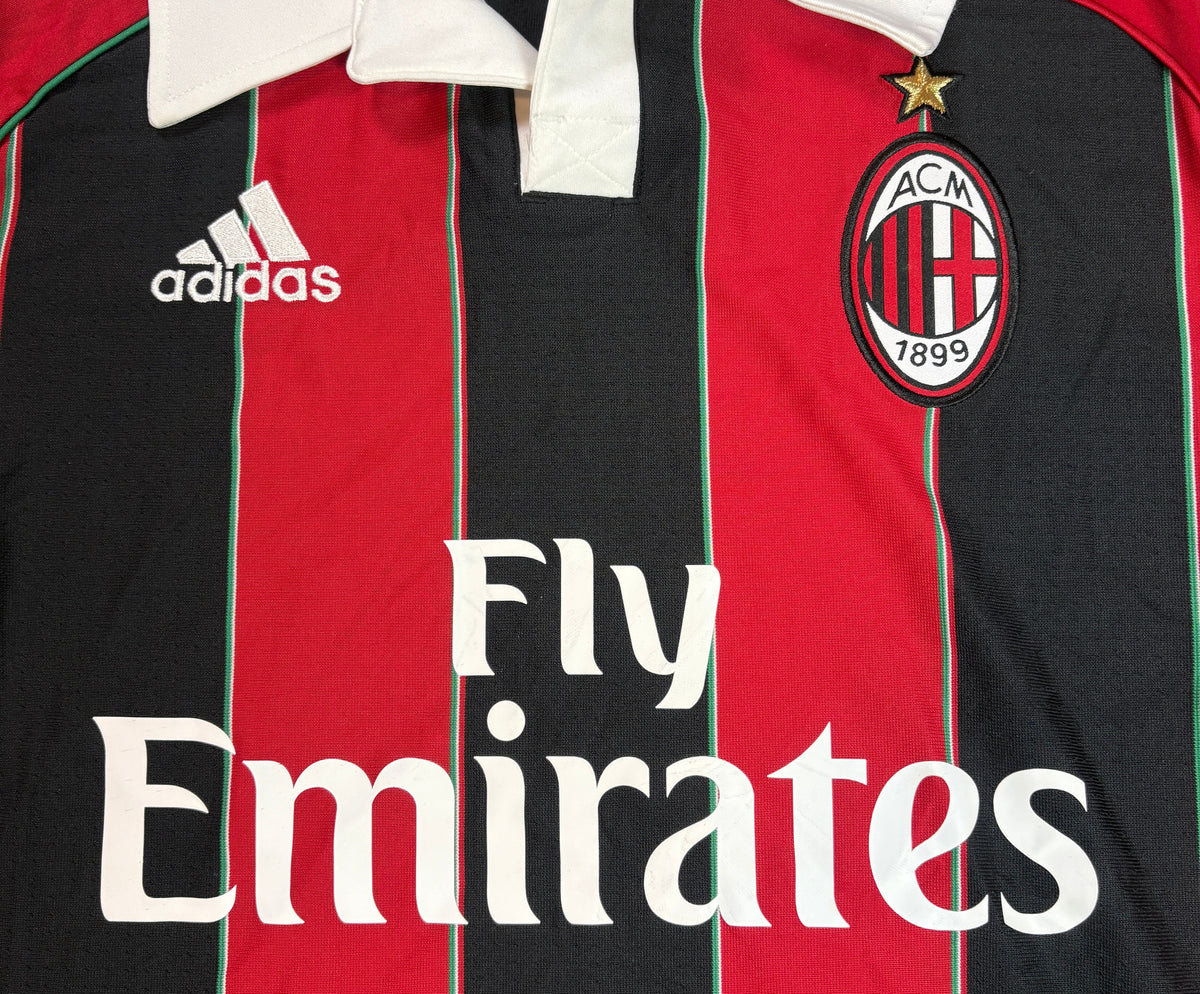 Ac Milan 2012/13 Home Adidas Football Shirt Small