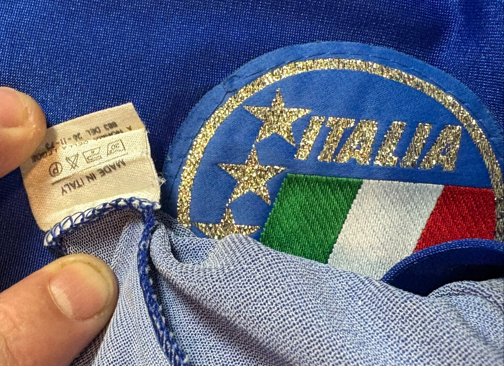 Italy 1990 Home Diadora Football Shirt Large 18