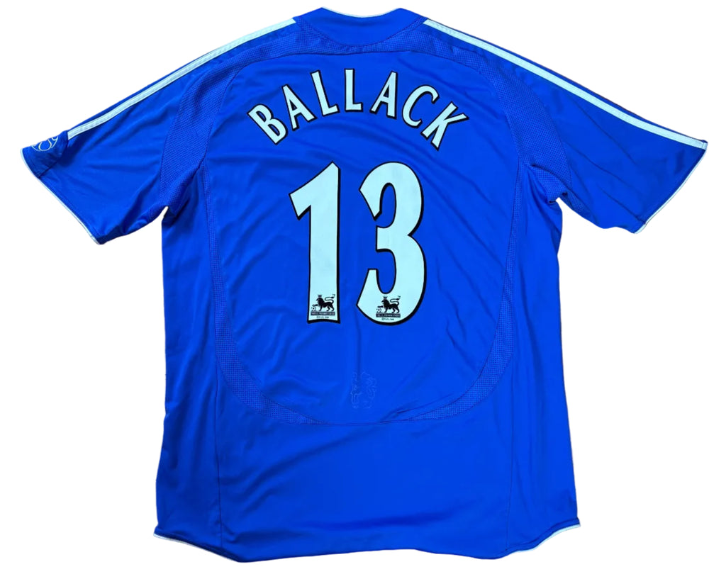 Chelsea 2006/08 Home Adidas Football Shirt Extra Large Ballack 13