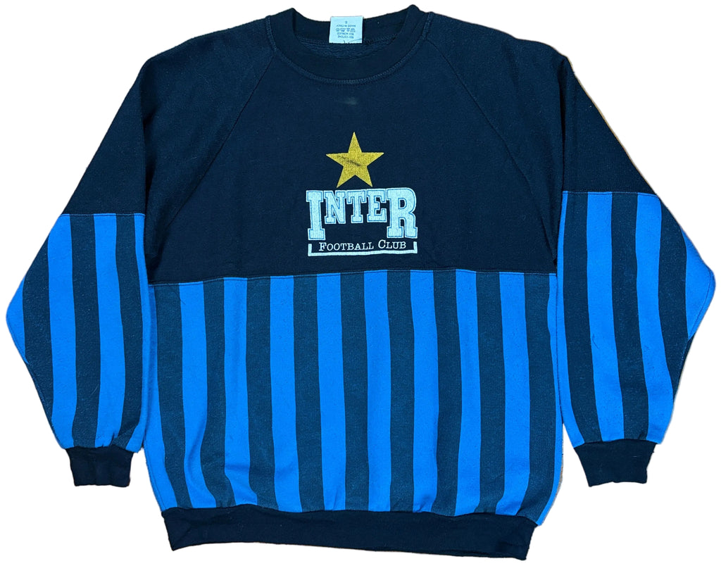 Inter Milan 90's Felpe Football Shirt Small