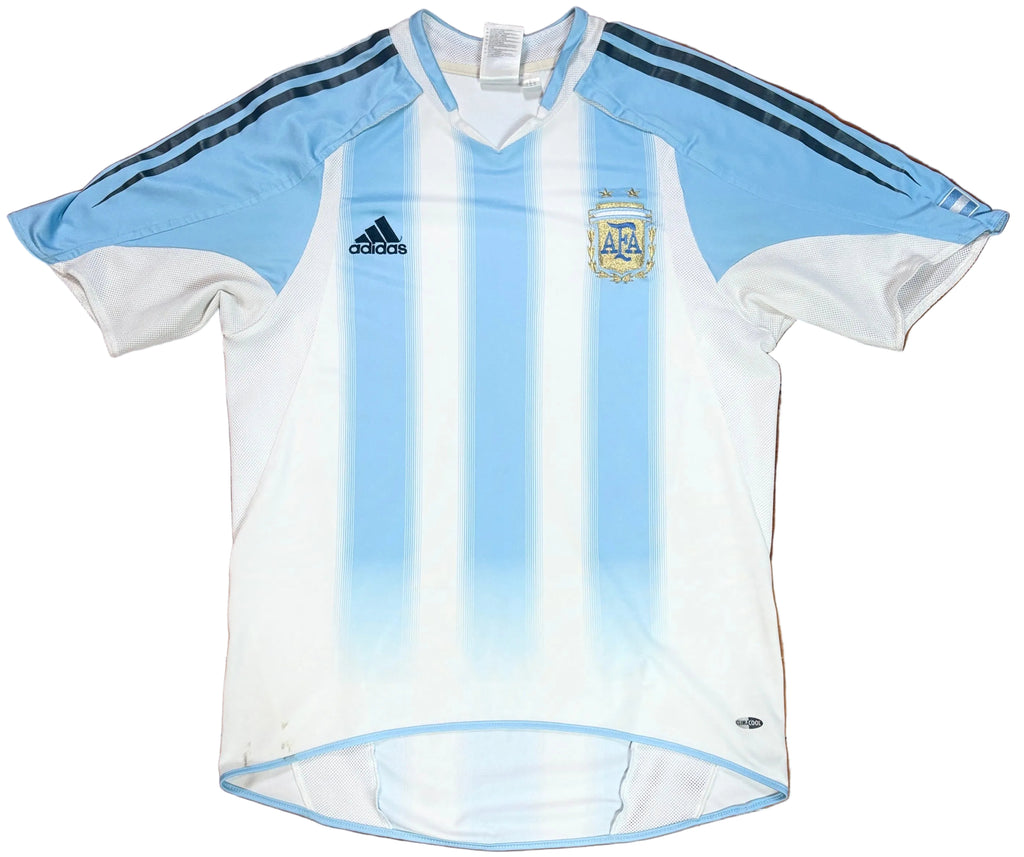 Argentina 2004/05 Home Adidas Football Shirt Small
