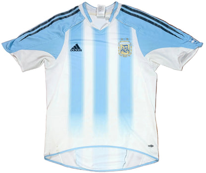 Argentina 2004/05 Home Adidas Football Shirt Small