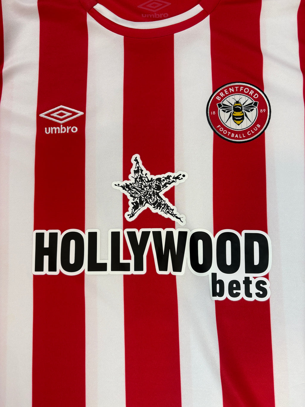 Brentford 2021/23 Home Umbro Football Shirt Extra Large Toney 9