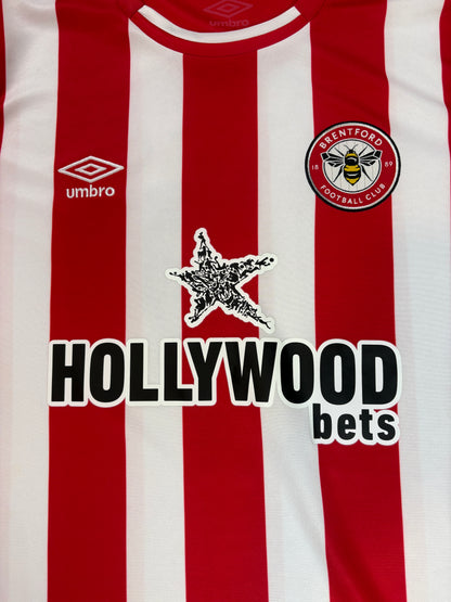Brentford 2021/23 Home Umbro Football Shirt Extra Large Toney 9