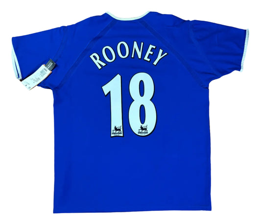 Everton 2003/04 Home Puma Football Shirt Large Rooney 18