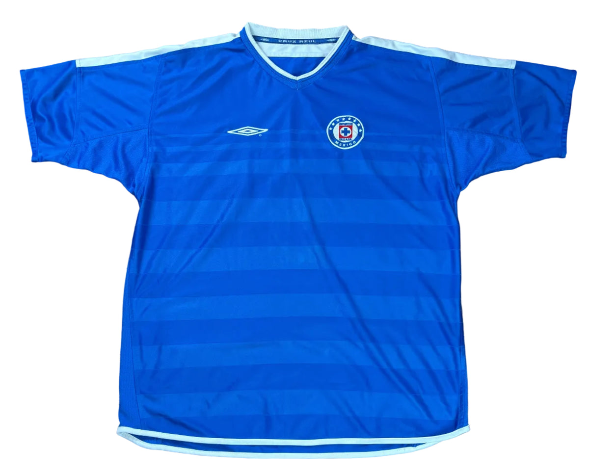 Cruz Azul 2004 Home Umbro Football Shirt Extra Large