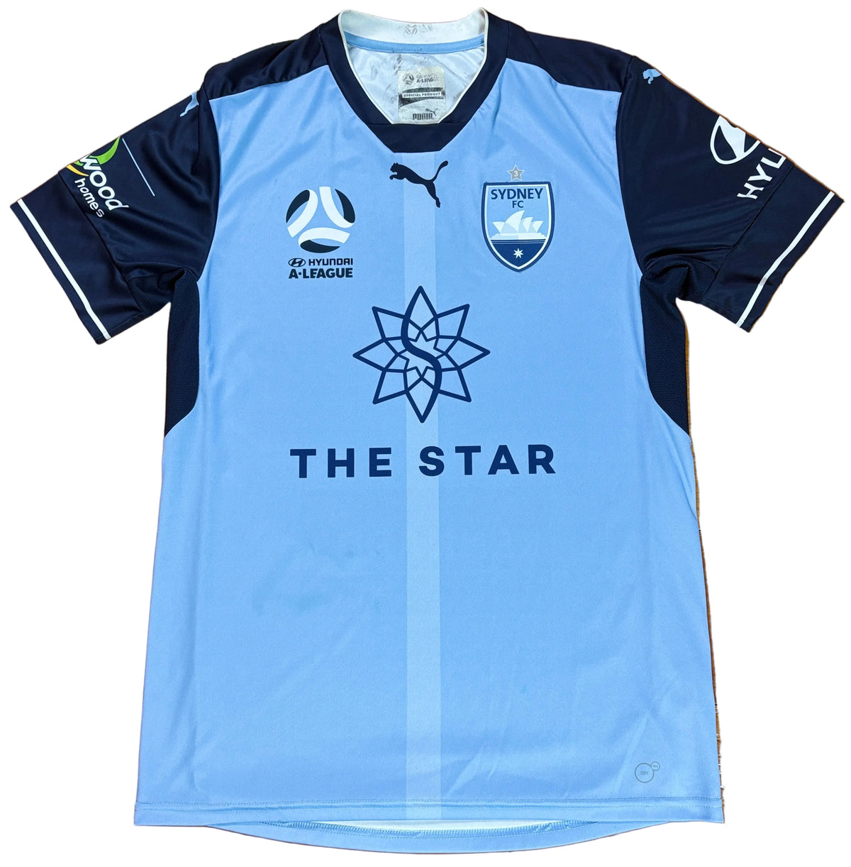 Sydney Fc 2018/19 Home Puma Football Shirt Medium