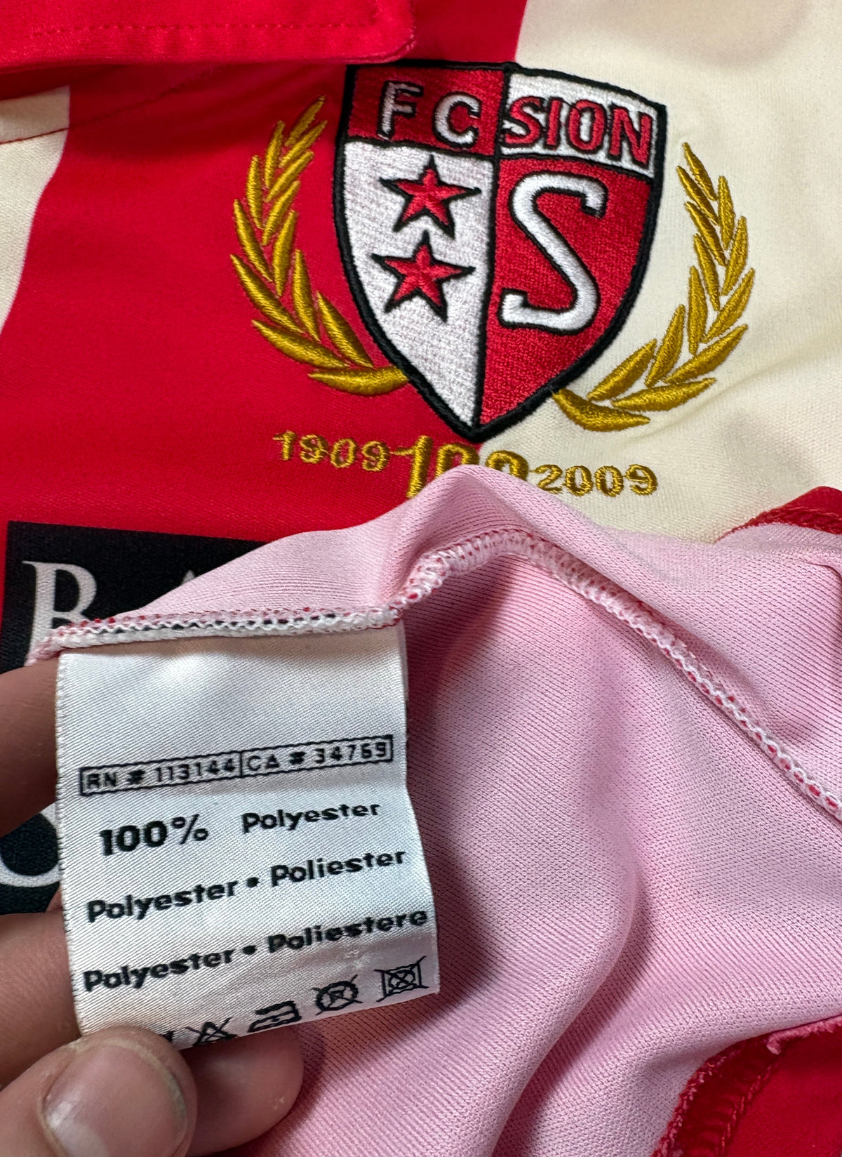 FC Sion 2010/11 Home Kappa Football Shirt Extra Large
