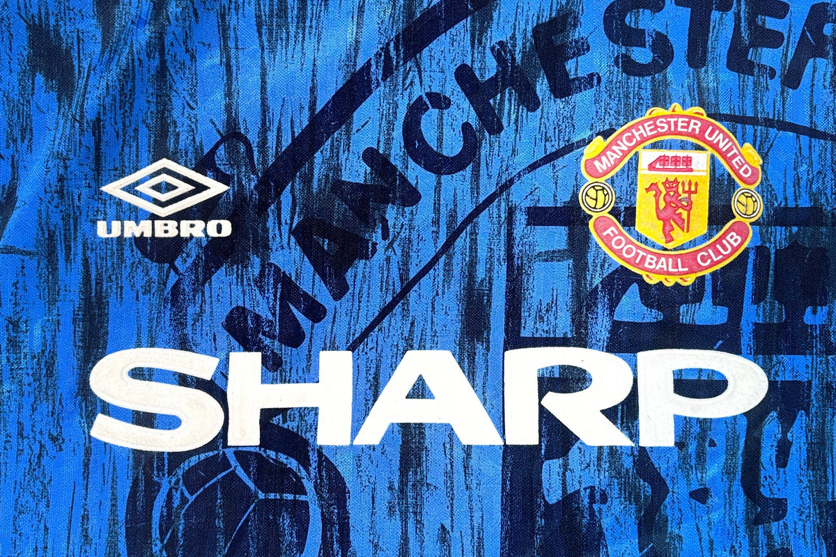 Manchester Untied 1992/93 Away Umbro Football Shirt Large