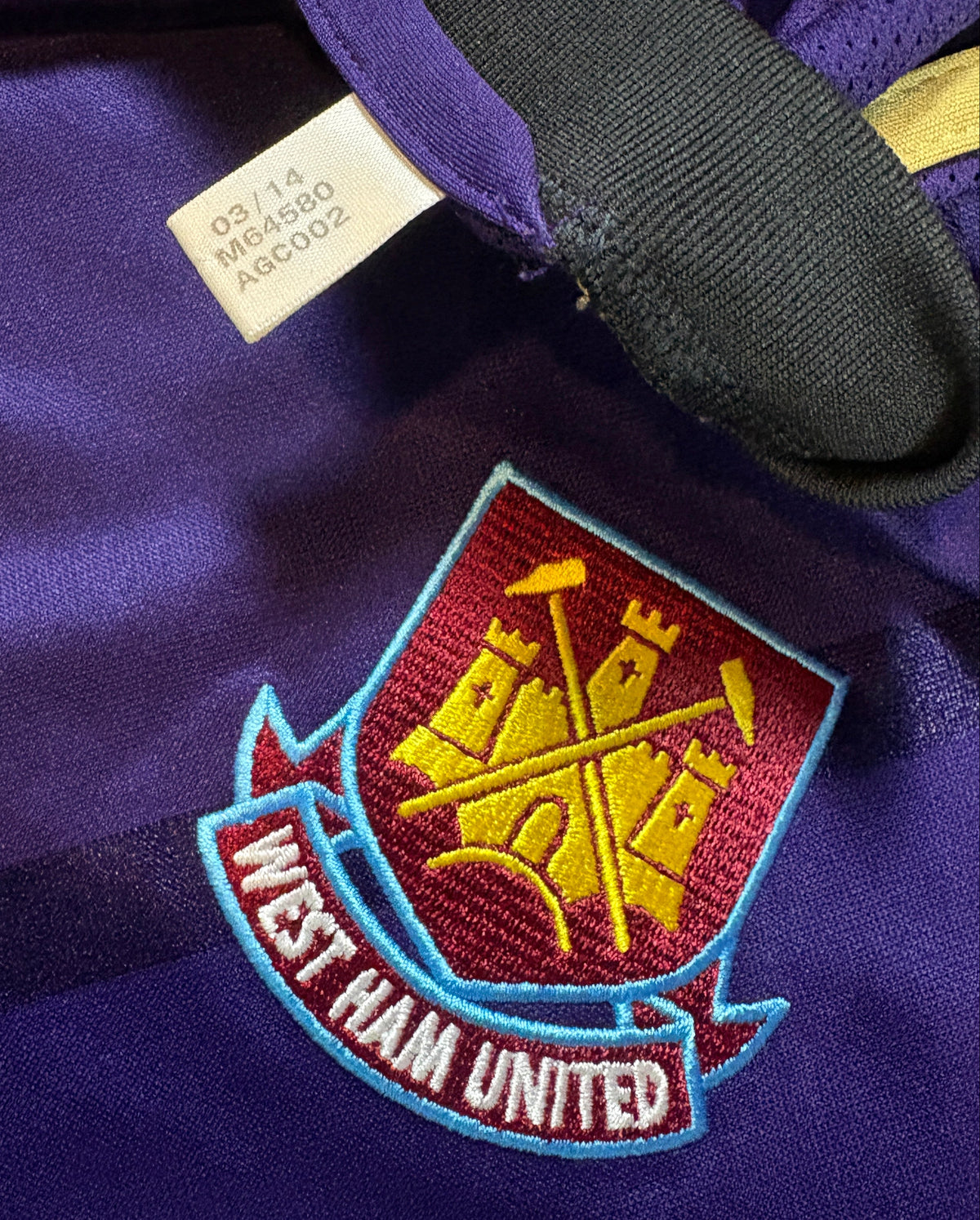 West Ham 2014/15 Third Adidas Football Shirt Extra Large Poyet 39
